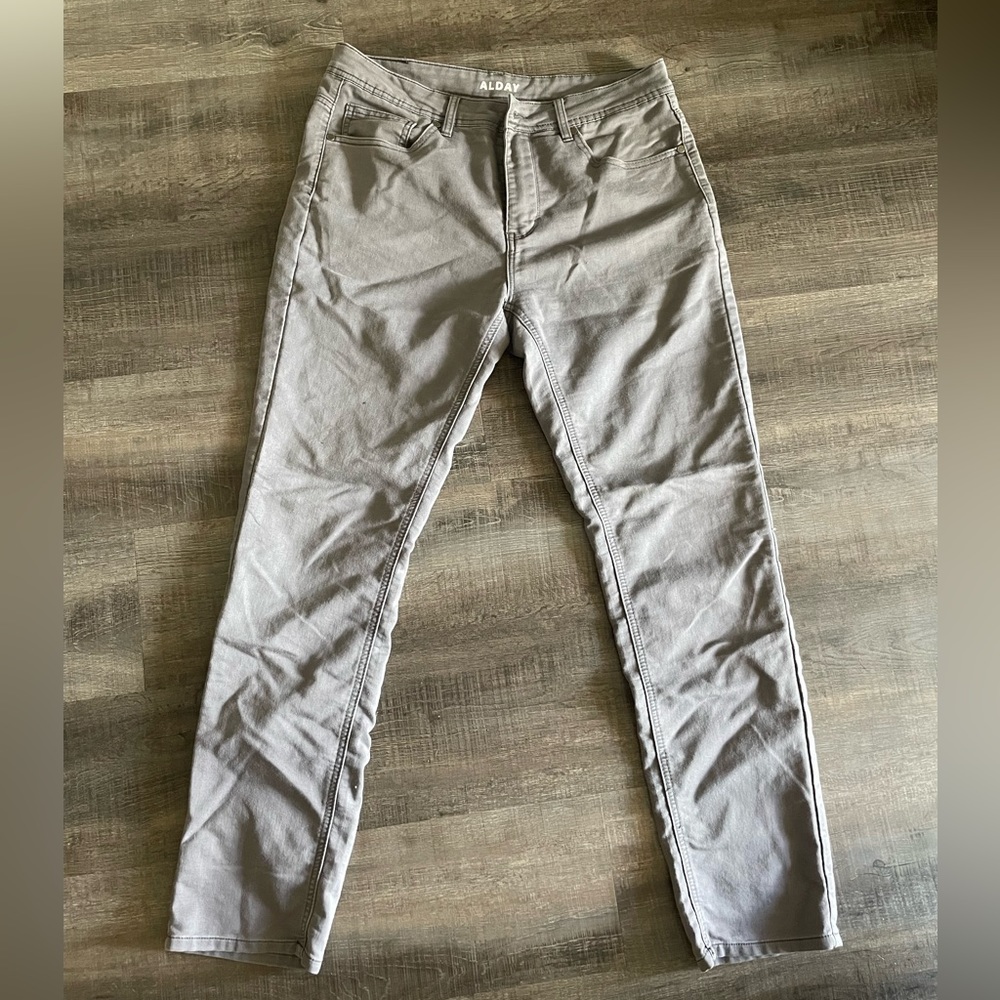 Alday mens grey pants waste:34